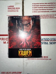 KRAVEN THE HUNTER. (4K ULTRA HD+BLU-RAY+ DIGITAL) STEELBOOK - Picture 1 of 3