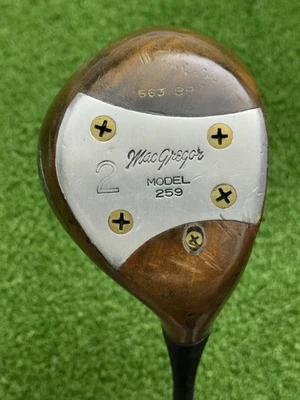 1950 MacGregor Golf Byron Nelson 663BP Model 259 Persimmon (2) WOOD RH Steel - Image 1 of 4