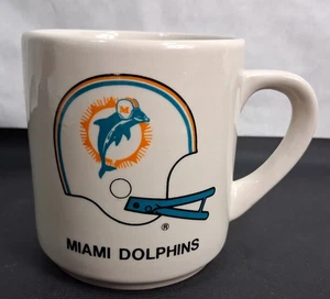 Vintage Miami Dolphins Coffee Mug Cup NFL Super Bowl 1973 Season Record - Picture 1 of 6