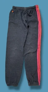 Aviator Nation 5 Stripe Women's Sweatpant in Heather Navy Neon Small *flaw* - Picture 1 of 11