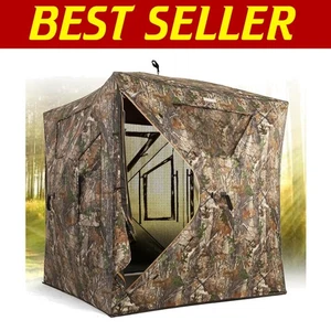 Quick Setup Hunting Blind for Deer & Turkey - Lightweight & Durable Design - Picture 1 of 8