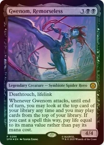 1 x Gwenom, Remorseless (286) - Promo - Foil - Marvel's Spider-Man - LP - MTG - Picture 1 of 1