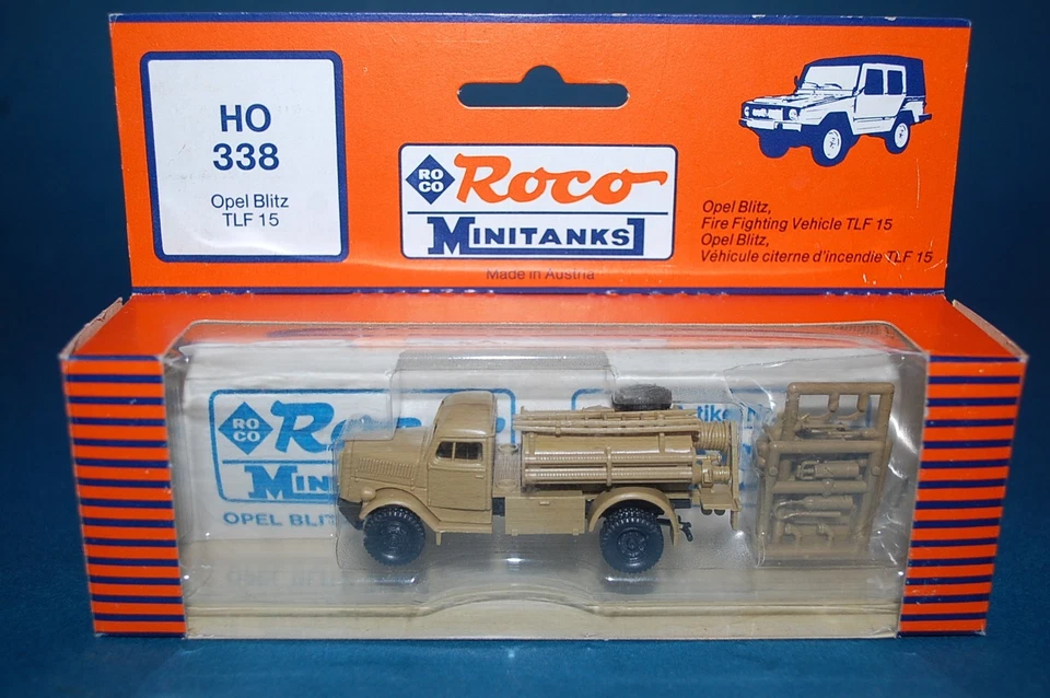 Roco Minitanks 338 - Opel Blitz TLF 15 scala  1/87 - Immagine 1 di 3