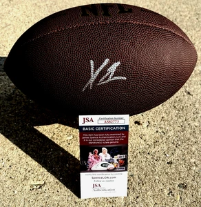 XAVIER WORTHY SIGNED NFL Football JSA COA Kansas City Chiefs - Picture 1 of 3