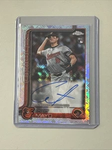 2025 Topps Chrome Logofractor Coby Mayo Autogramm  - Bild 1 von 2