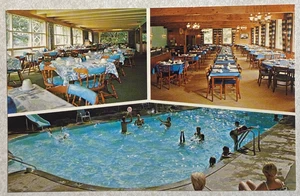 H428 Postkarte The Farm Kitchen Baraboo WI Wisconsin Restaurant Pool Culver - Bild 1 von 2