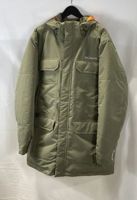 Columbia Men's Green Northbounder II Down Parka Omni-Heat Hooded Jacket Coat 2X - Image 1 of 4