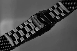 Bracciale maglia ARAGON 22MESH-AK lucido 22 mm - Foto 1 di 1