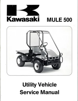 Manual de servicio Kawasaki - Mule 500 - 1991 - 99924-1146-01 Foto 1 de 4