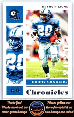 Barry Sanders 2020 Panini Chronicles #33 Detroit Lions - Image 1 of 4