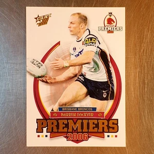 2006 Select NRL Premiers Series Card #PC7 Broncos Darren Lockyer - Picture 1 of 2
