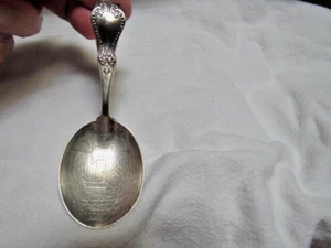 Antique Mechanics Sterling Silver Baby Spoon Old Mother Hubbard - Picture 1 of 9