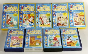 PRL) MAGIC ENGLISH CASSETTE 9 VHS SCOPRI L' INGLESE CON DISNEY DE AGOSTINI - Bild 1 von 3