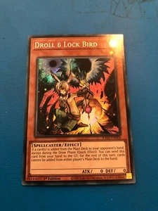Yugioh Secret Rare Droll & Lockvogel RA02-DE006 1. Auflage - Bild 1 von 2