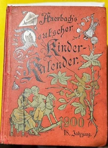Auerbachs Deutscher Kinderkalender 1900 ⭐antike Rarität - Bild 1 von 1