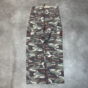 Real Tree Camo Cargo Trousers Womens 26" Vintage Army Hunting Trousers, Pink - Picture 1 of 11