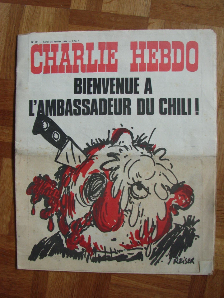 CHARLIE HEBDO SATIRICAL NEWSPAPER N°171 FEBRUARY 25, 1974 - Image 1 of 1