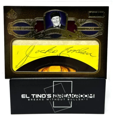 JOCKO CONLAN 2007 Upper Deck SP Legendary Cuts 25/34 Cut Auto Umpire - Image 1 of 2