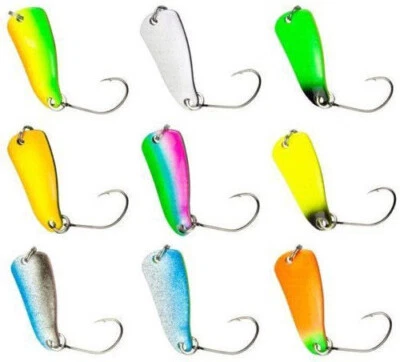 FISHING TACKLE MAX FTM Spoon Rumba 1,6 g Raubfisch Forellen Blinker Angelköder Miniblinker UV