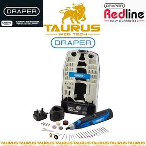 50Pc DRAPER Storm Force® 12V Power Interchange Rotary Multi-Tool Kit DIY In Case - Picture 1 of 1