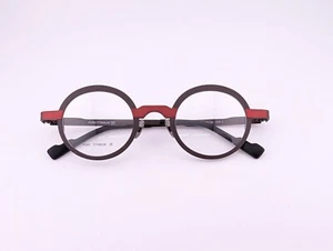 Pure Titanium Eyeglasses, Frames Only, 7032 Col. 1 Clement, 43-23-140, Titanium - Picture 1 of 19