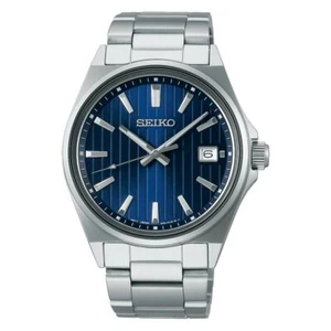 Seiko Selection SBTH003 NEW BOX Blue Dial Stainless Steel Quartz Men Watch - Picture 1 of 5