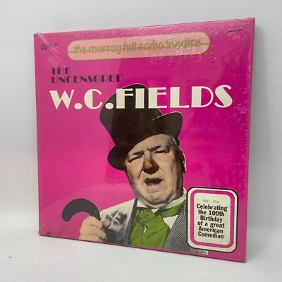 The Uncensored W.C. Fields Vinyl 3xLP Box Set US Murray Hill Records Press MINT - Image 1 of 2