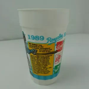 Kansas City Royal Baseball 1989 Hall of Famers Plastic Cup - Picture 1 of 6