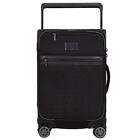 Unbranded Rolling Softcase Carry-On 22" W/ 360° 8-Wheel Trolley System Black