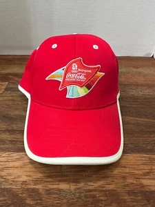 Coca Cola 2008 Olympiade Peking Mütze Cap Strapback rot weiß *NEU* - Bild 1 von 7