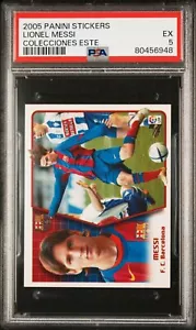 STICKER ROOKIE 2nd YEAR PSA 5 "LIONEL MESSI" SPAIN EDICIONES ESTE 2005 2006 - Imagen 1 de 4