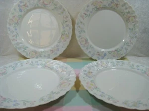 VINTAGE ARCOPAL ~ 4ER SET ~ MADE IN FRANCE ~ CHAMPETRE MUSTER ~ SPEISETELLER - Bild 1 von 12