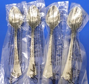 4 - Gorham LADY ANNE Glossy 18/10 Stainless Korea Flatware 6 1/4" TEASPOONS New! - Picture 1 of 7