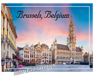 BRUSELAS, BÉLGICA Foto Nevera IMÁN 4 X 3 pulgadas VIAJE - Imagen 1 de 1
