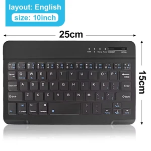 Wireless Bluetooth Keyboar Combo for iPad Tablet Laptop PC Smart Phone - Picture 1 of 8