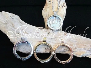 GENUINE STERLINA MI MILANO CLASSIC DESIGN LOCKET/KEEPER FOR COIN/MONEDA NECKLACE - Picture 1 of 6