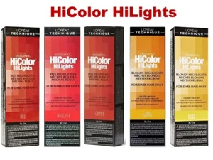 L'Oreal HiColor HiLights for Dark Hair Only 1.2oz (Choose 5 Colors) Gift - Picture 1 of 6