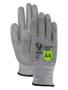 Polyurethane Coated ANSI A4 CutResistant Firm Grip Work Gloves 12 Pairs Size 11/ - Picture 1 of 6