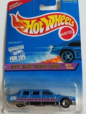 ~ Винтажный '90 Lincoln 'Limozeen', 1997 Hotwheels Bif Bam Boom серии 2/4, #16915 - Изображение 1 из 4