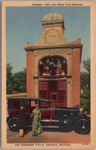 1950s DEARBORN, Michigan Postcard "Daimler 1914, The Henry Ford Museum" - Picture 1 of 2