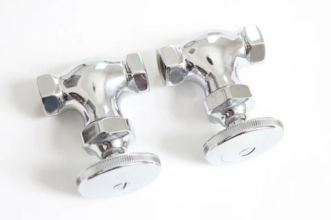 antique faucet shut off straight valve | vtg victorian kitchen sink deco bath #1 Cover