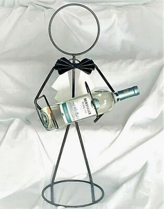 2 Foot Tall "HANDY WINE HOLDER SERVER" SINGLE BOTTLE FLOOR STAND-NEW - Picture 1 of 6