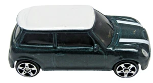 Maisto Mini Cooper S Green White Roof Diecast Model Loose Collectible Car - Picture 1 of 5