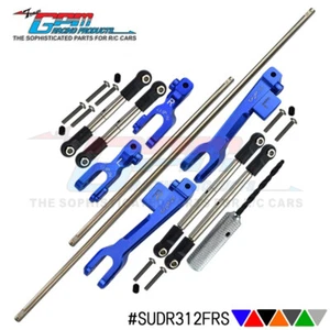 GPM Spring F+R Sway Bar &Arm & Stainless Steel Linkage For TRAXXAS UDR 85076-4 - Picture 1 of 14