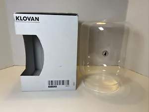 IKEA Klovan 18347 Clear Glass Pendant 8” Lamp Shade Globe New In Box 203.940.96 - Picture 1 of 7