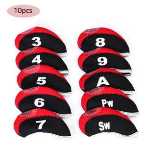 10pc Universal Neoprene Golf Club Iron Golf Head Covers for Titleist Callaway - Picture 1 of 18