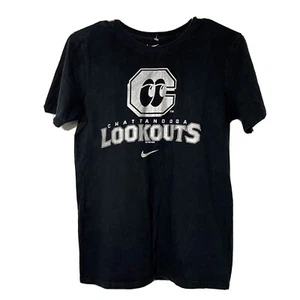 Nike Chattanooga Lookouts Women’s T Shirt Black Silver Sz S - Picture 1 of 4