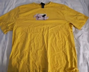 H&M Crewneck T-Shirt | Pursue Paradise | Größe XXL | Farbe Gelb - Bild 1 von 4