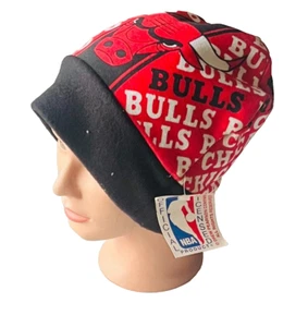 One Chicago Bulls NBA Gorro - Rojo/Negro/Blanco (10"D) Head-Warp Calavera Gorra - Imagen 1 de 10