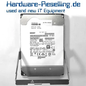 NETAPP X376A 108-00591+A4 8TO 12Gbps 7,2K SAS HDD HGST HUH721008AL5204 0F27386 - Afbeelding 1 van 1